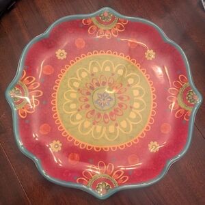 Certified International Tunisian Sunset Chop Plate